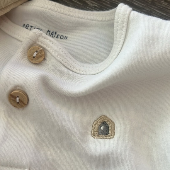 Petite Maison -‎ 3 Piece 100% Cotton Hooded Jacket, Long Sleeve and Pant Set - Picture 6 of 6